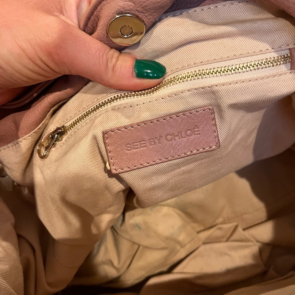 See by Chloe purse blush pink two tone - Picture 8 of 9